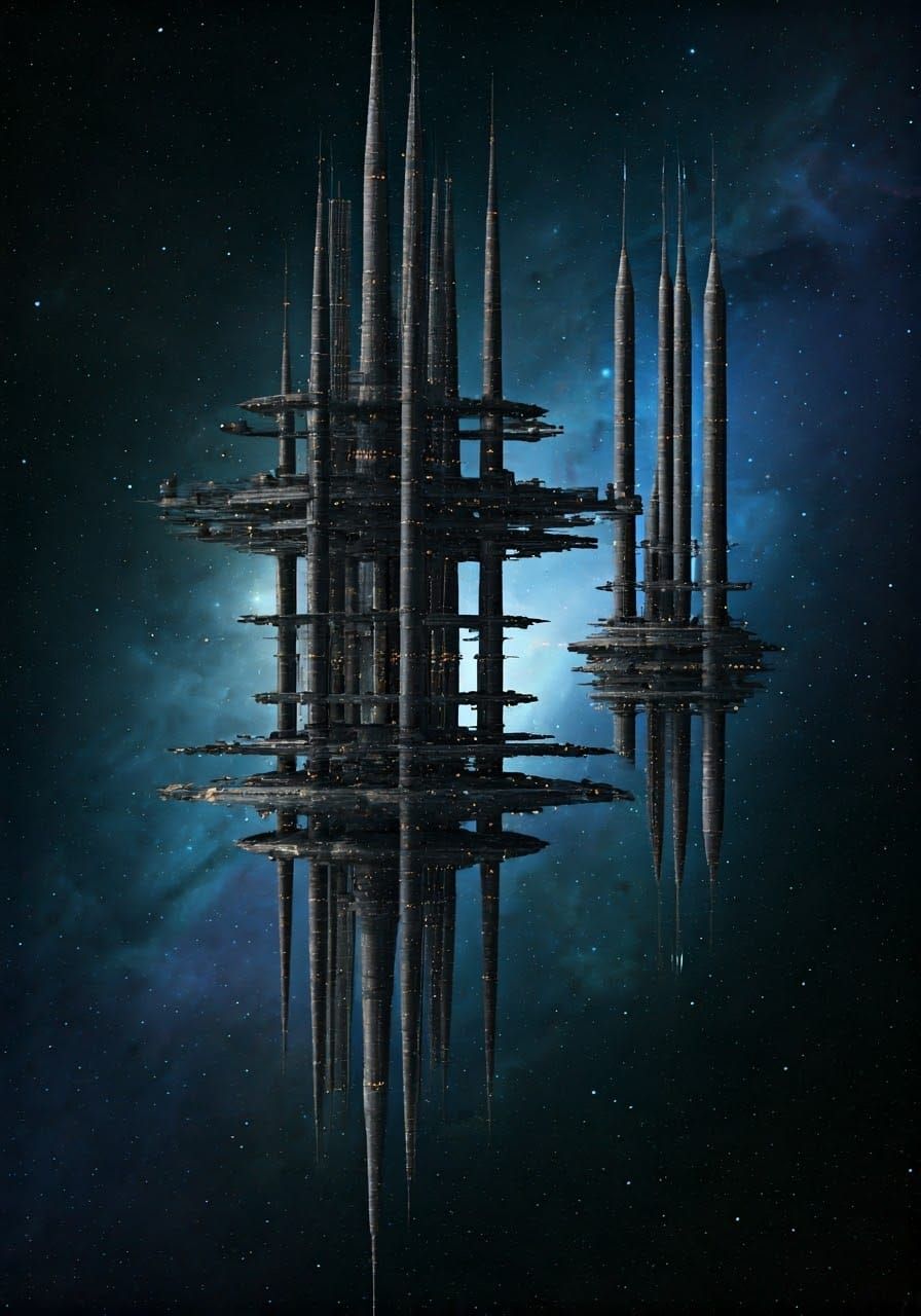 Cosmic Metropolis in Starry Expanse