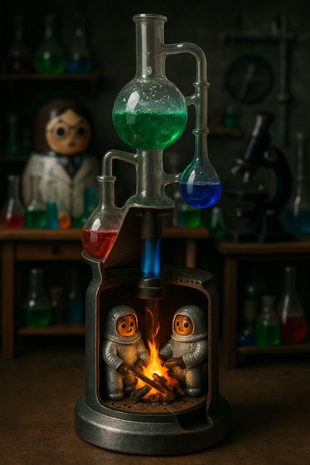 Cutaway Matryoshka Tiny Lab