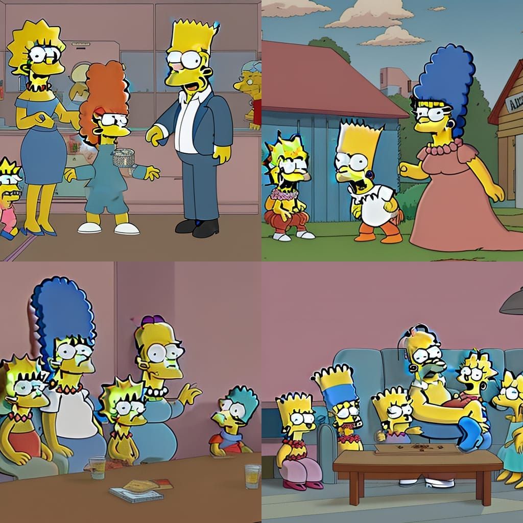 The Simpsons, but it's a reality show