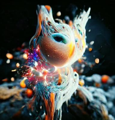 Galactic Universe: Colorful Nebulae Explosion