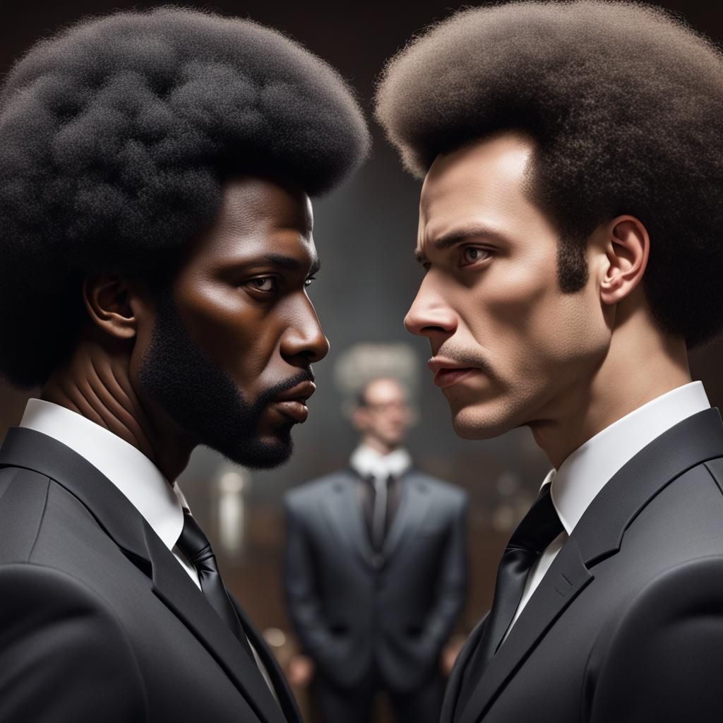 Lucifer Meets a Man in Black, Sinister Dark Art