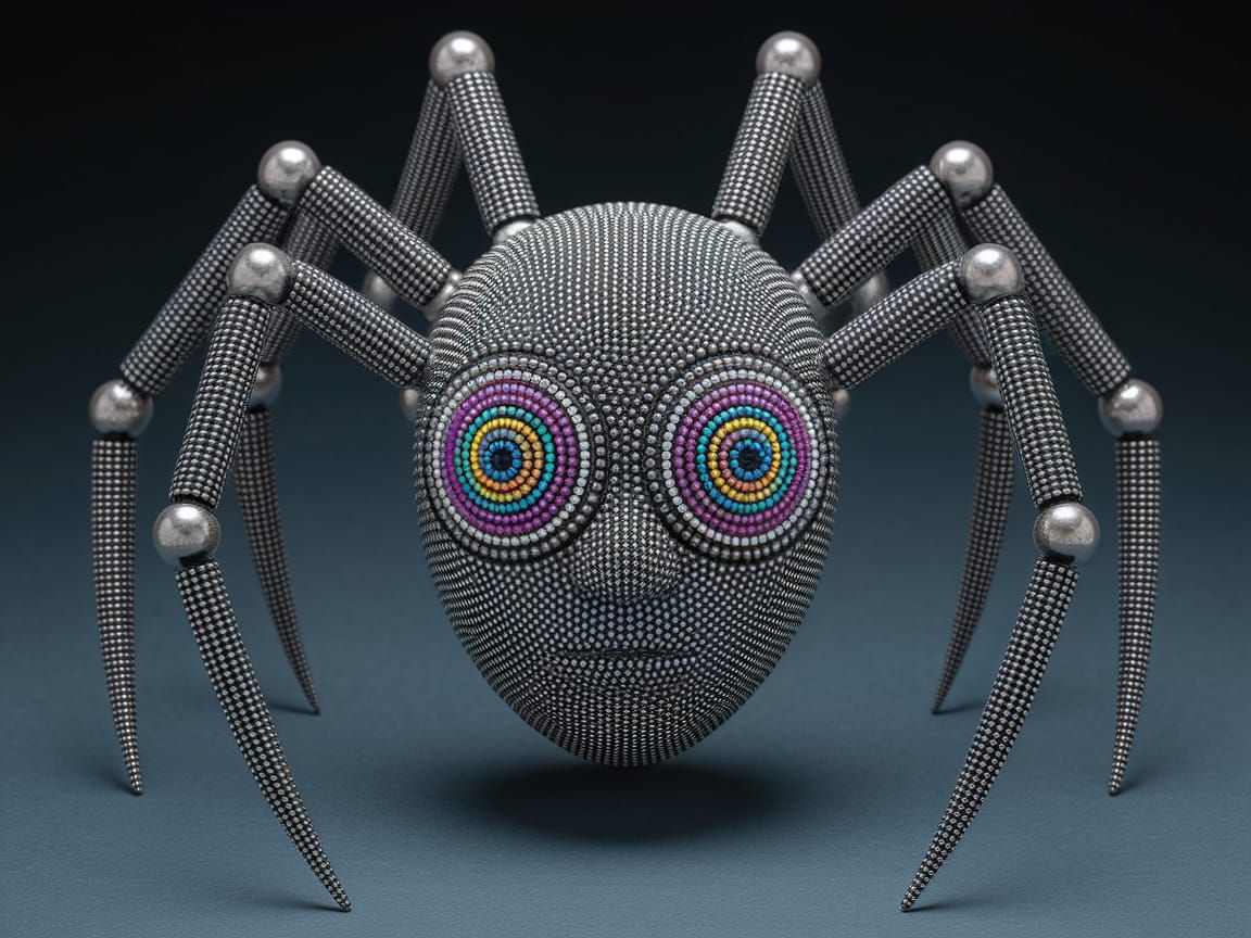 Bizarre Steamdeco Mask with Spider