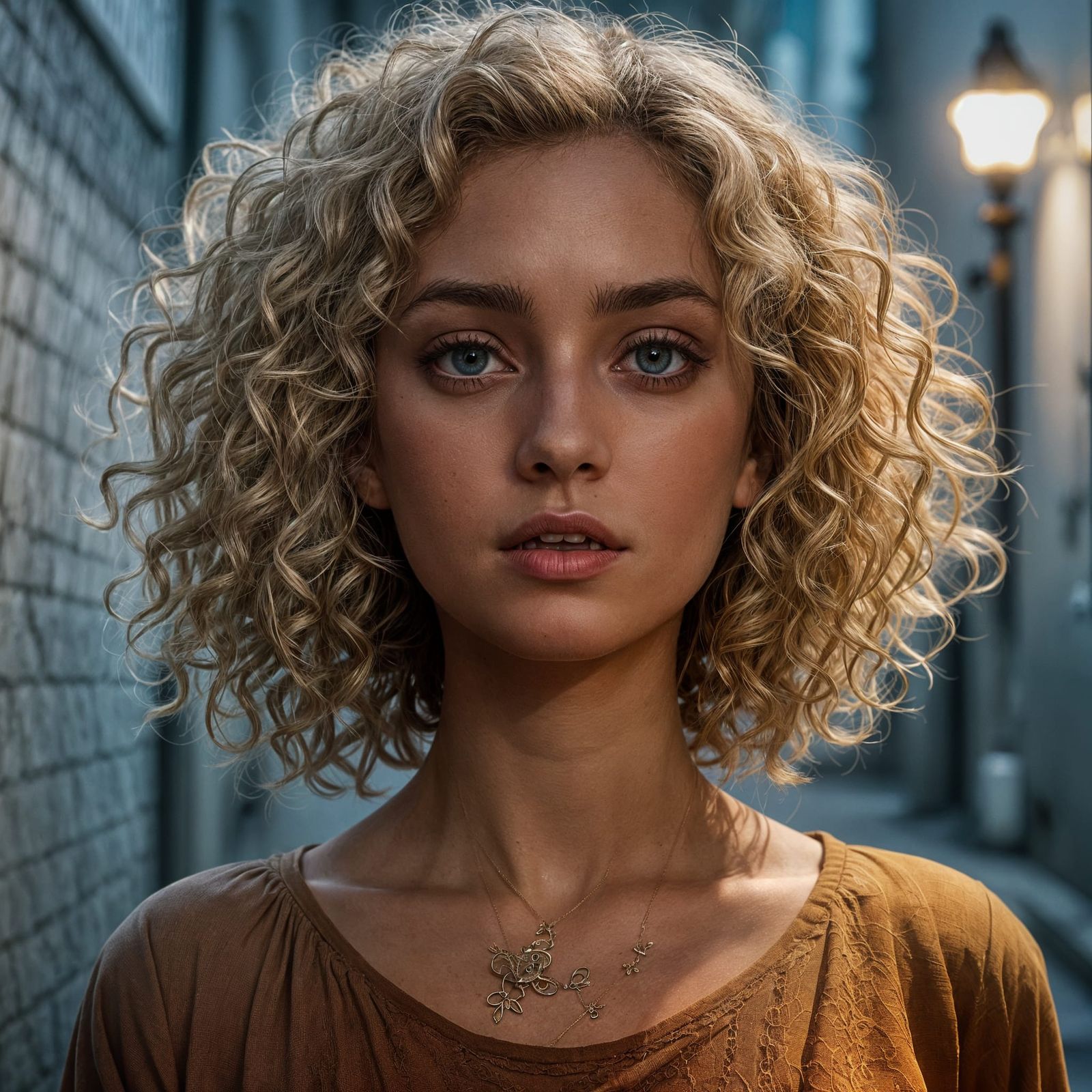 Gothic Blonde Girl in Ultra High Definition