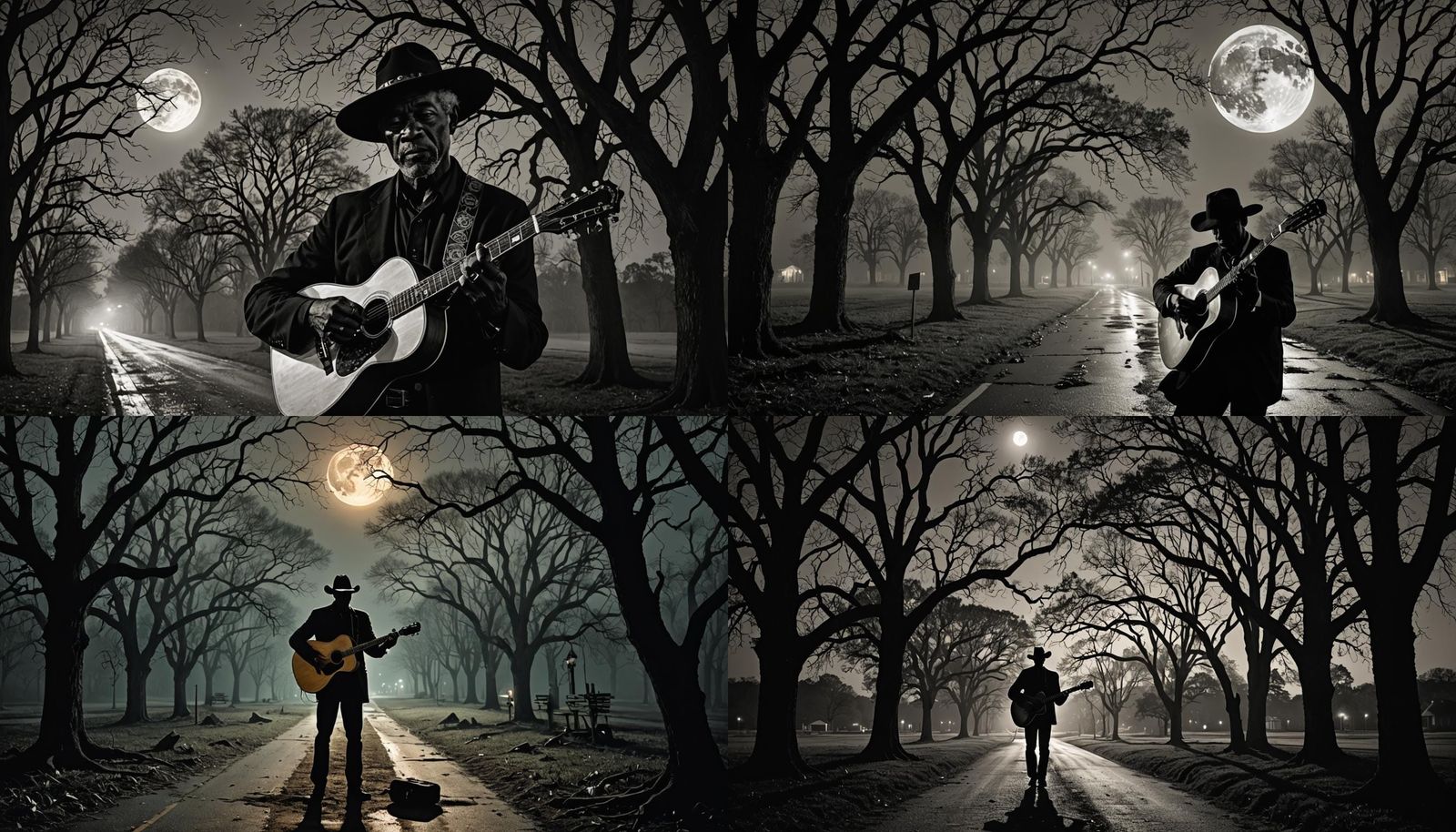 Willie Johnson's Crossroads Bargain in Moonlight