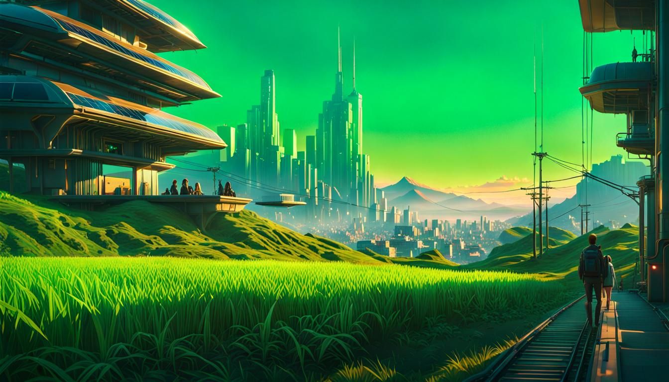 Solarpunk Village