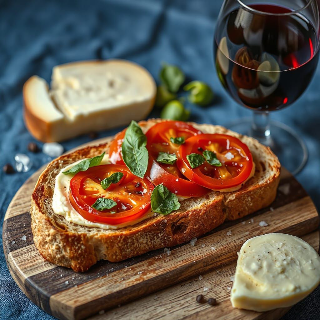 Heirloom Tomatoes and Wine, in Flemish Style