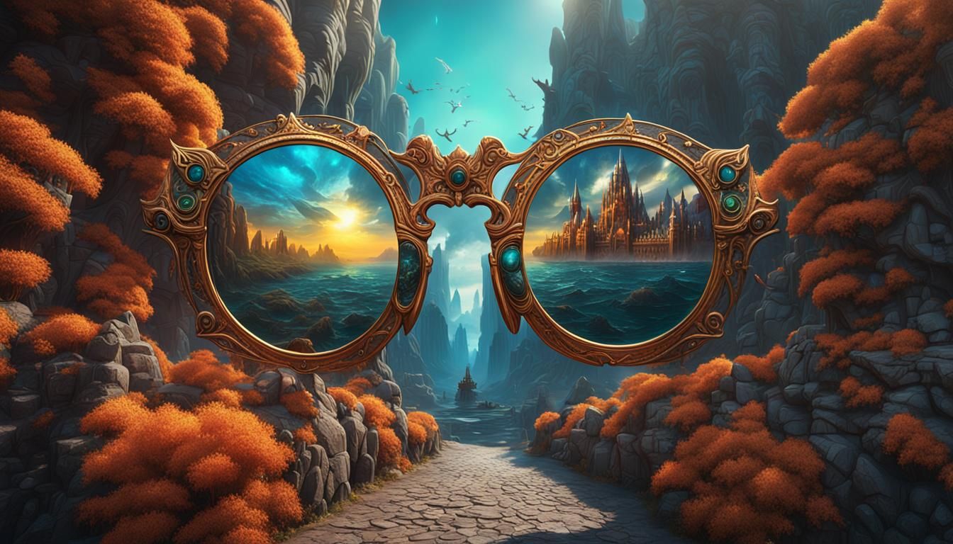 Demons with Sunglasses in Detailed Matte Painting