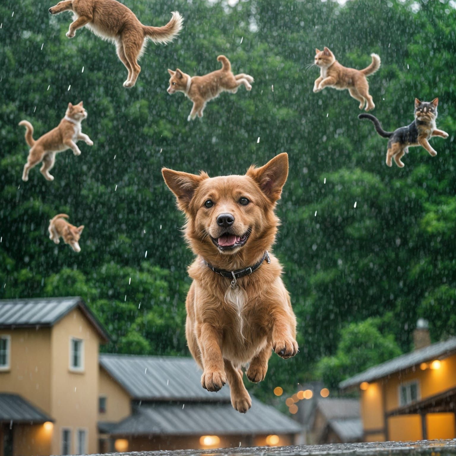 Raining Cats and Dogs: A Whimsical Photography
