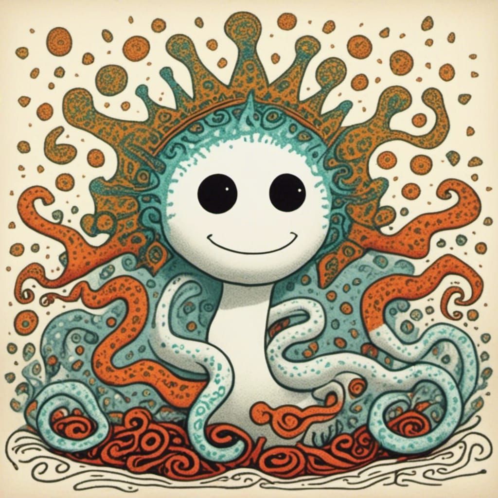 AI Generated Snake Crown