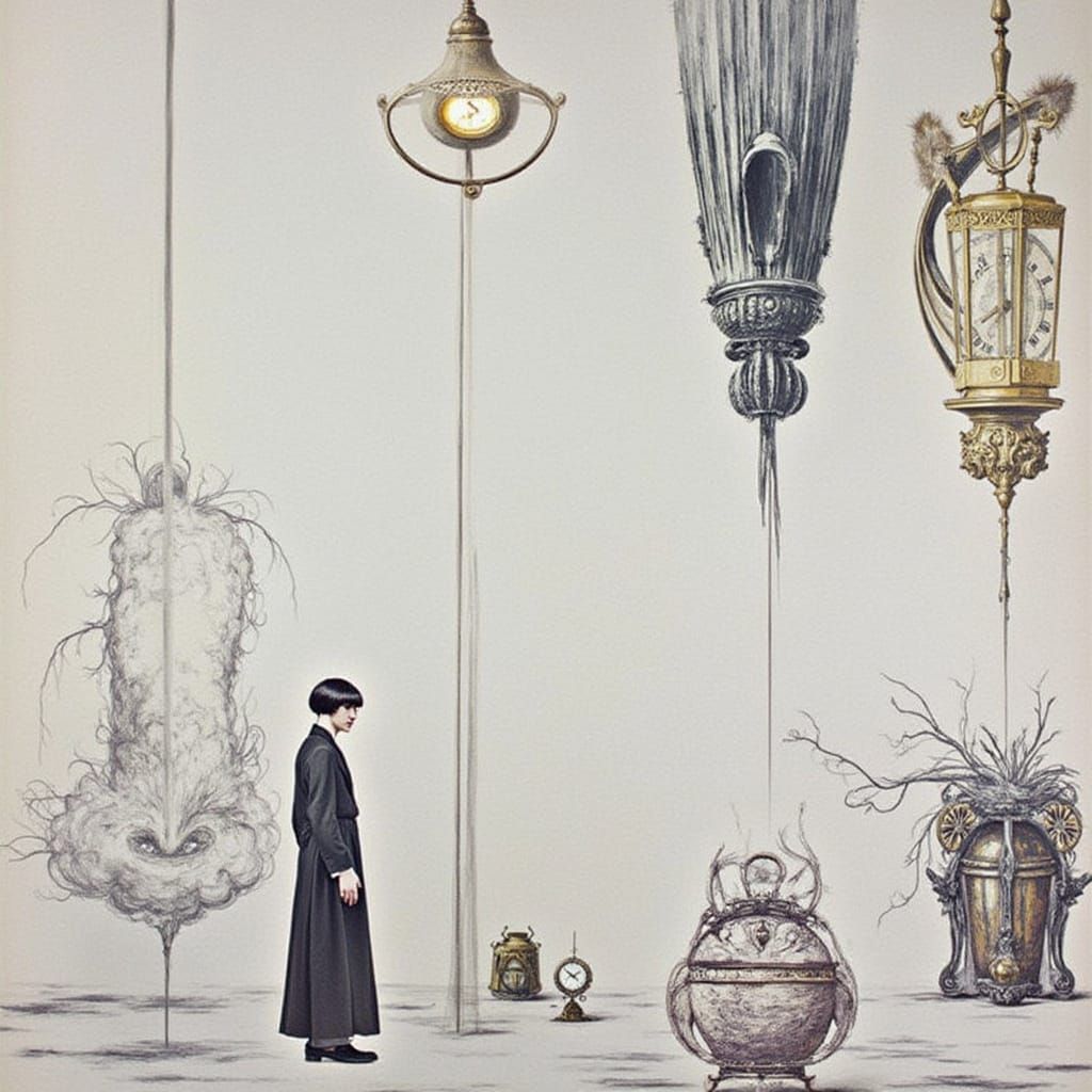 Surrealist Landscape of Anarchy and Wonder