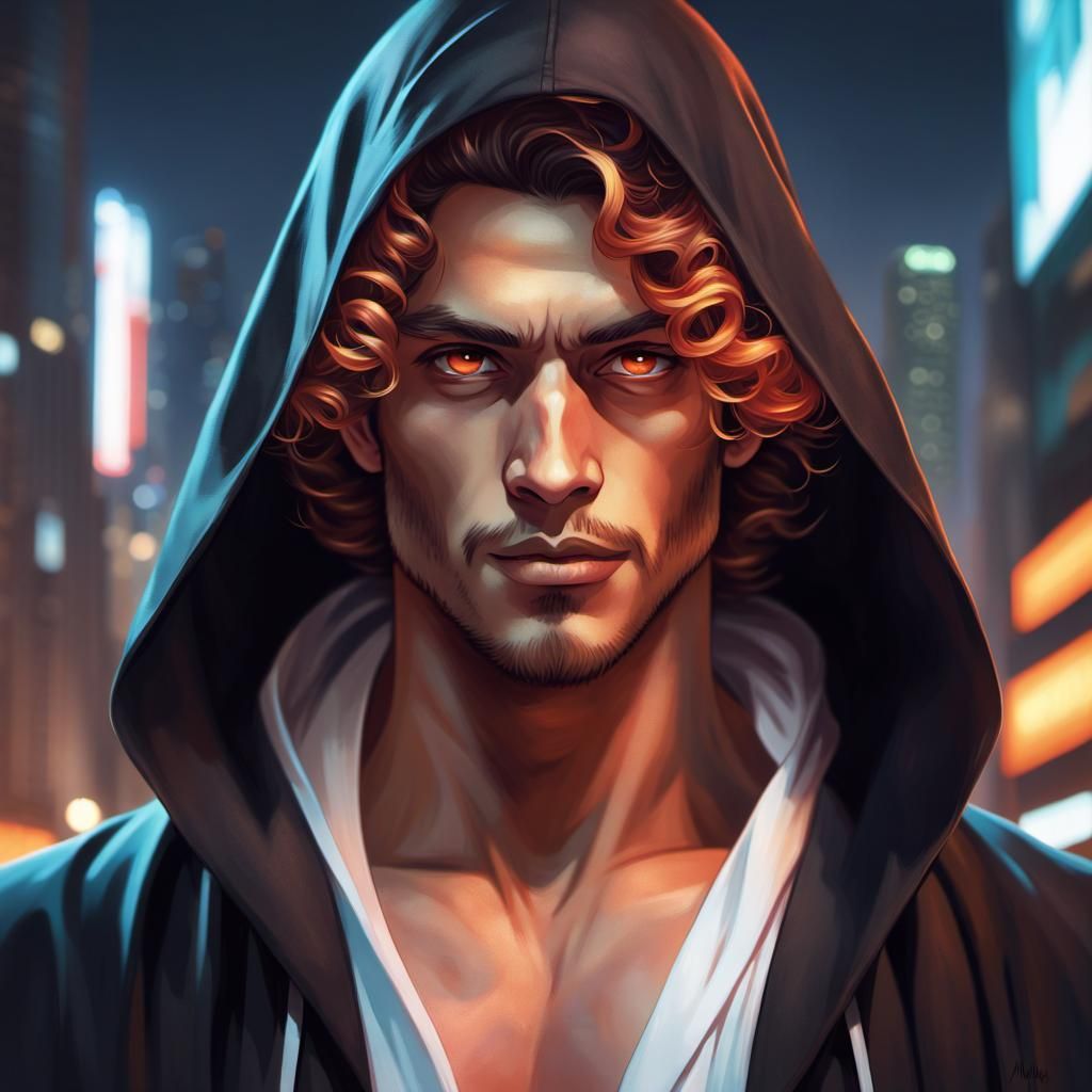 Bangladeshi Man Portrait in Hyperdetailed Digital Art