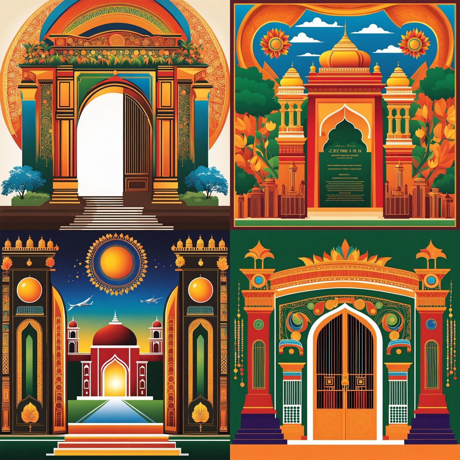 Indian Achievements Entrance Gate Design