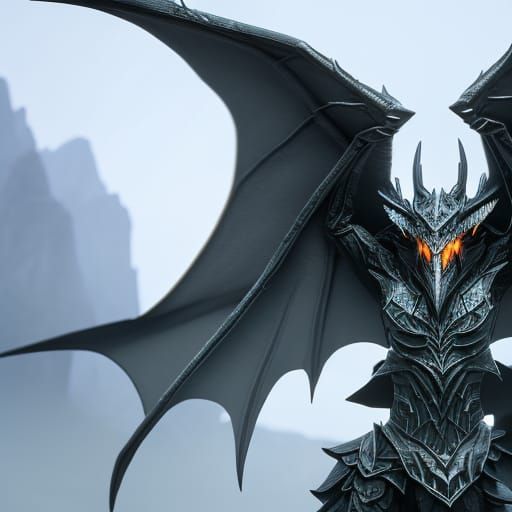 Hooded Man's Epic Battle with Dragon