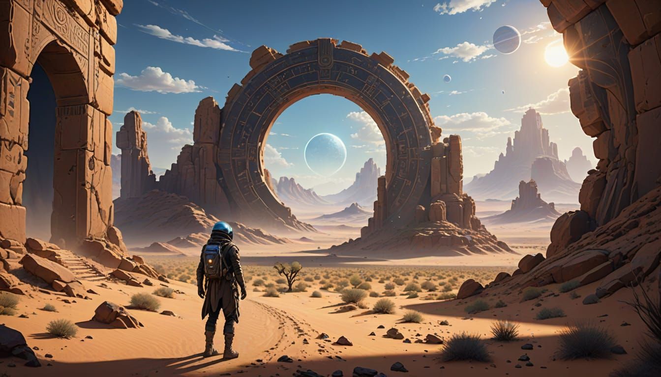 Explorer Finds Interdimensional Portal in Desert Ruins
