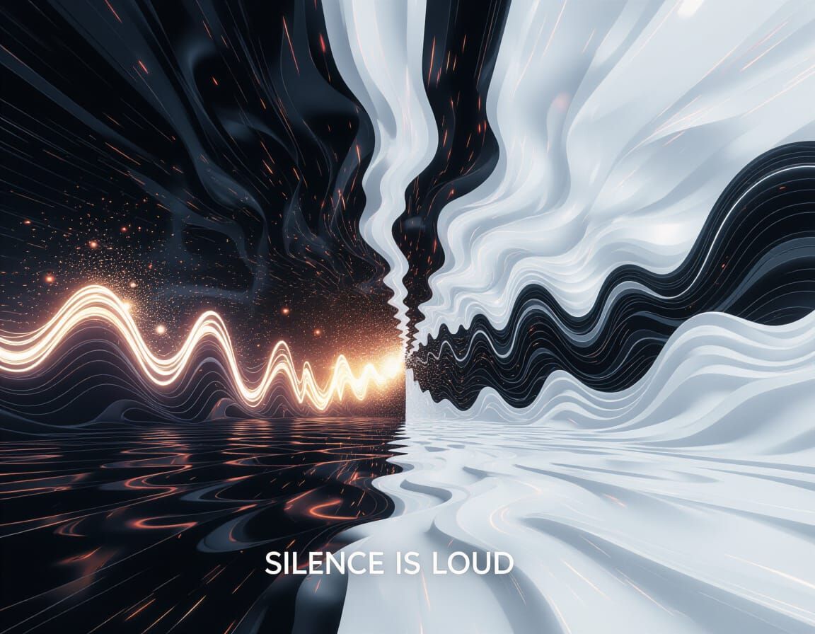Surreal Visualization of Loud Silence in Extreme Detail
