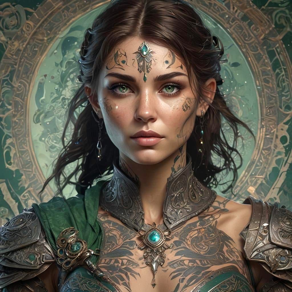 Sorceress Archeologist Portrait in Unreal Engine 5