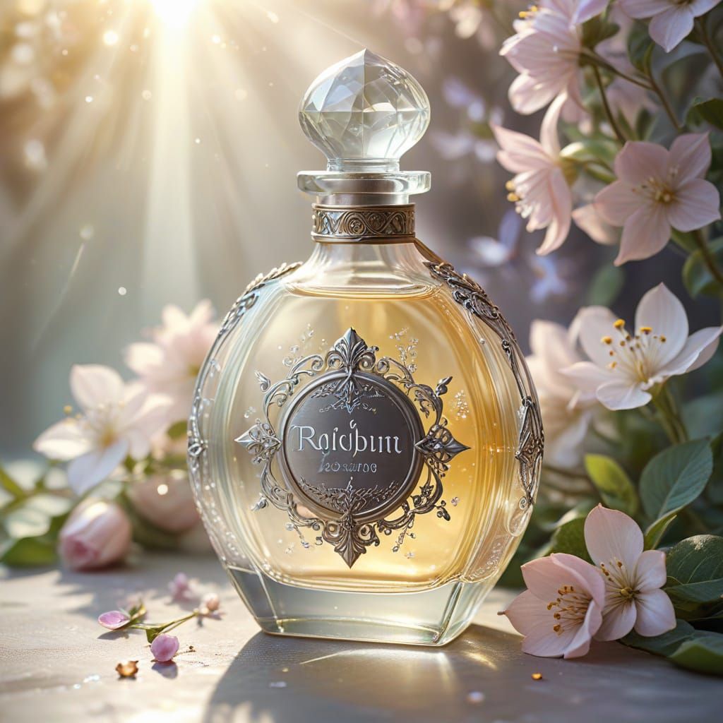 Ethereal Perfume Bottle in Elven Decor