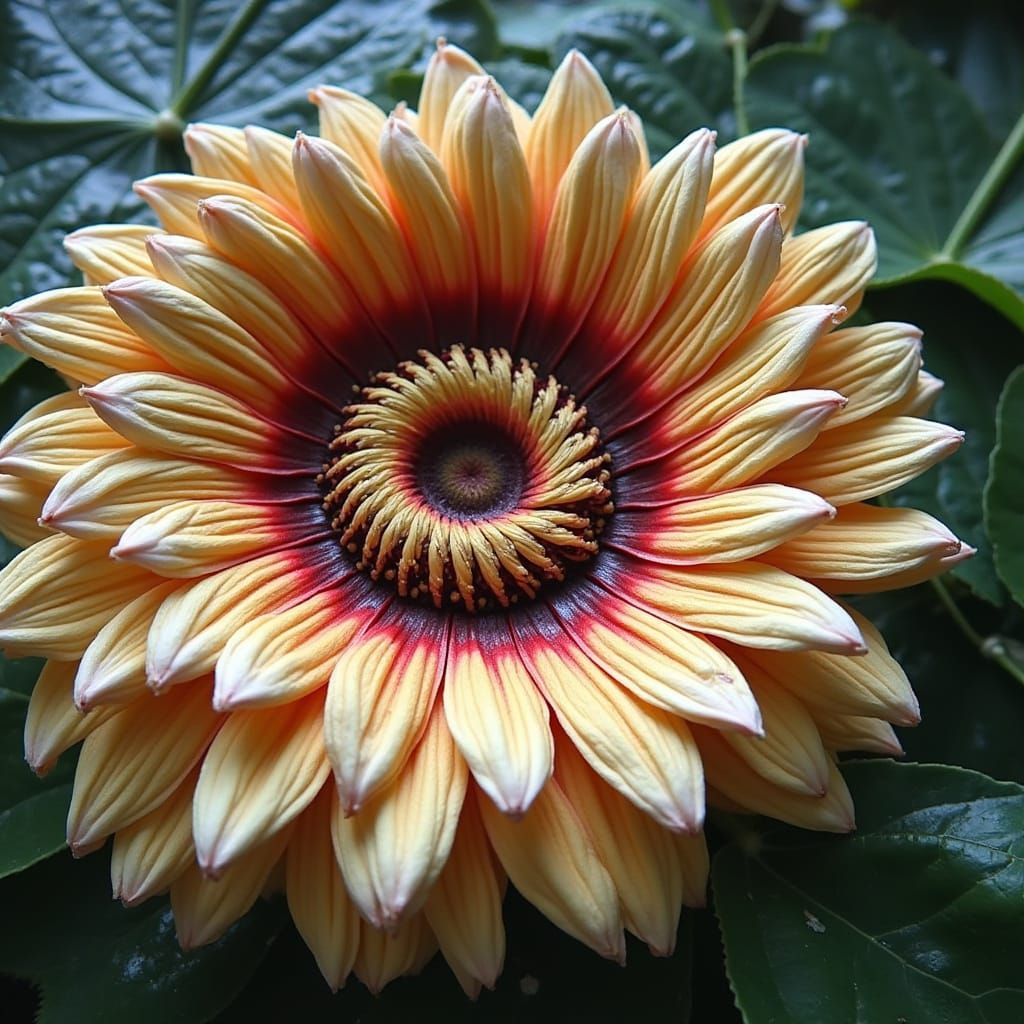 Vibrant Red Swirling Forms in Dynamic Motion