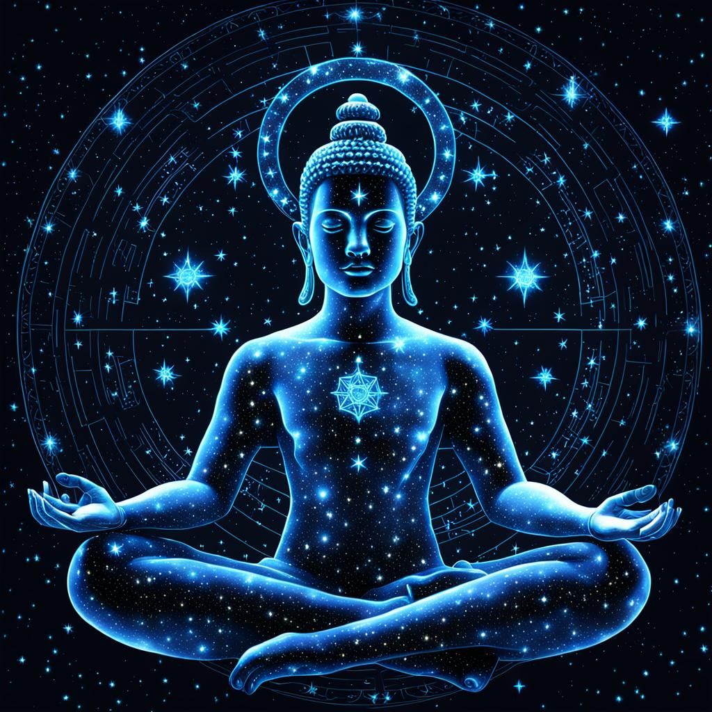 Mystical Deep Space Zen Meditation in 3D