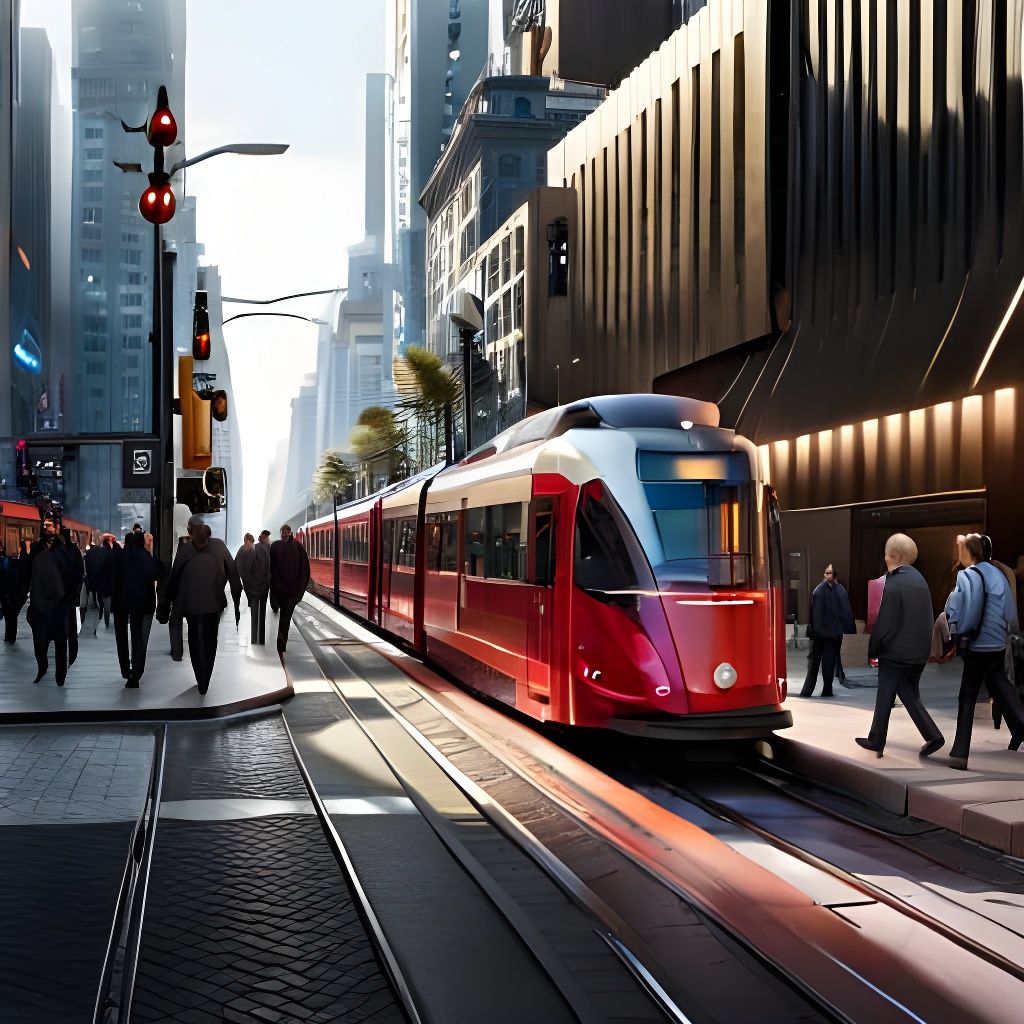 Hyperrealistic Bustling City Street Scene in 8K