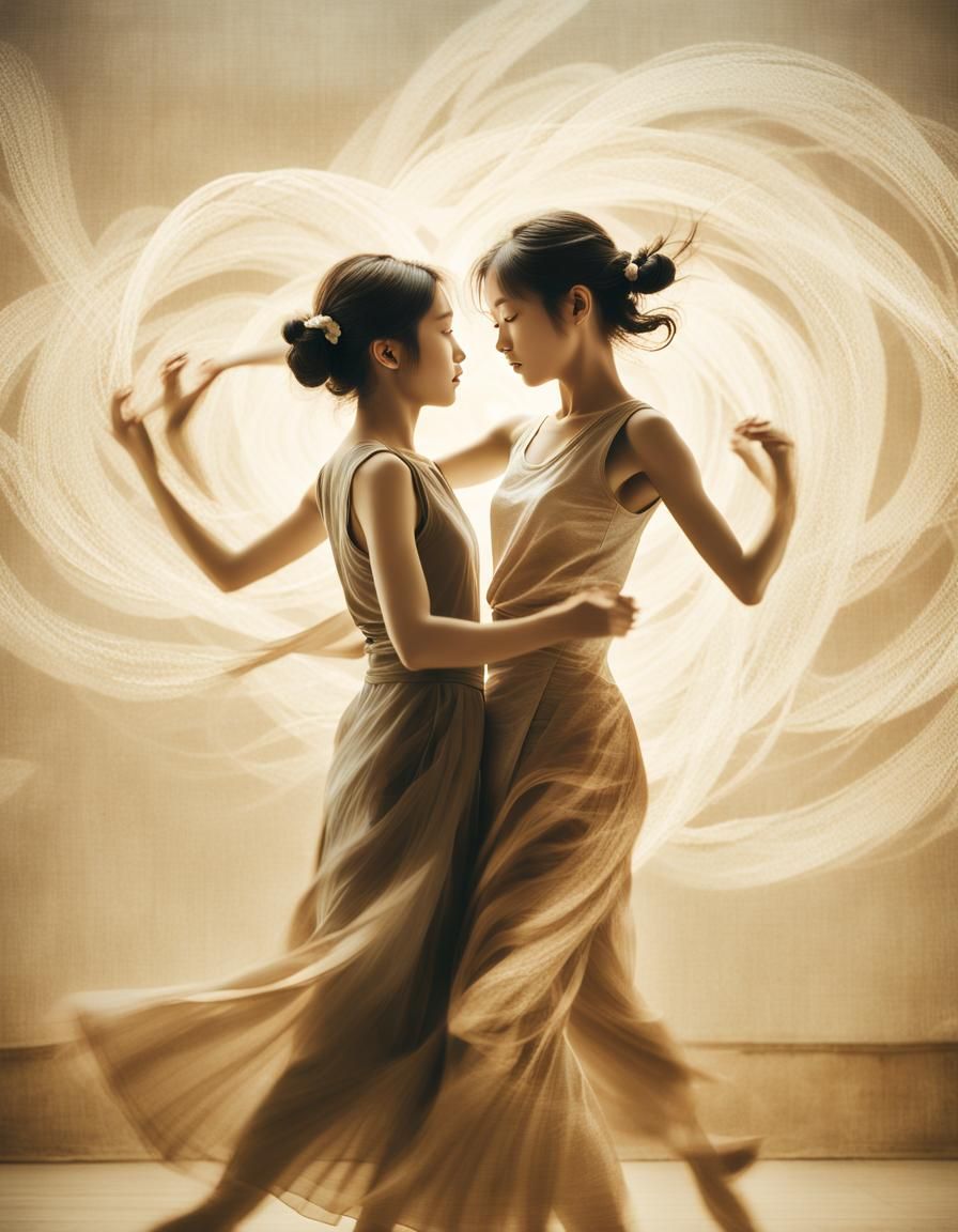Wabi-Sabi Fine Art Photography of Dancing Women