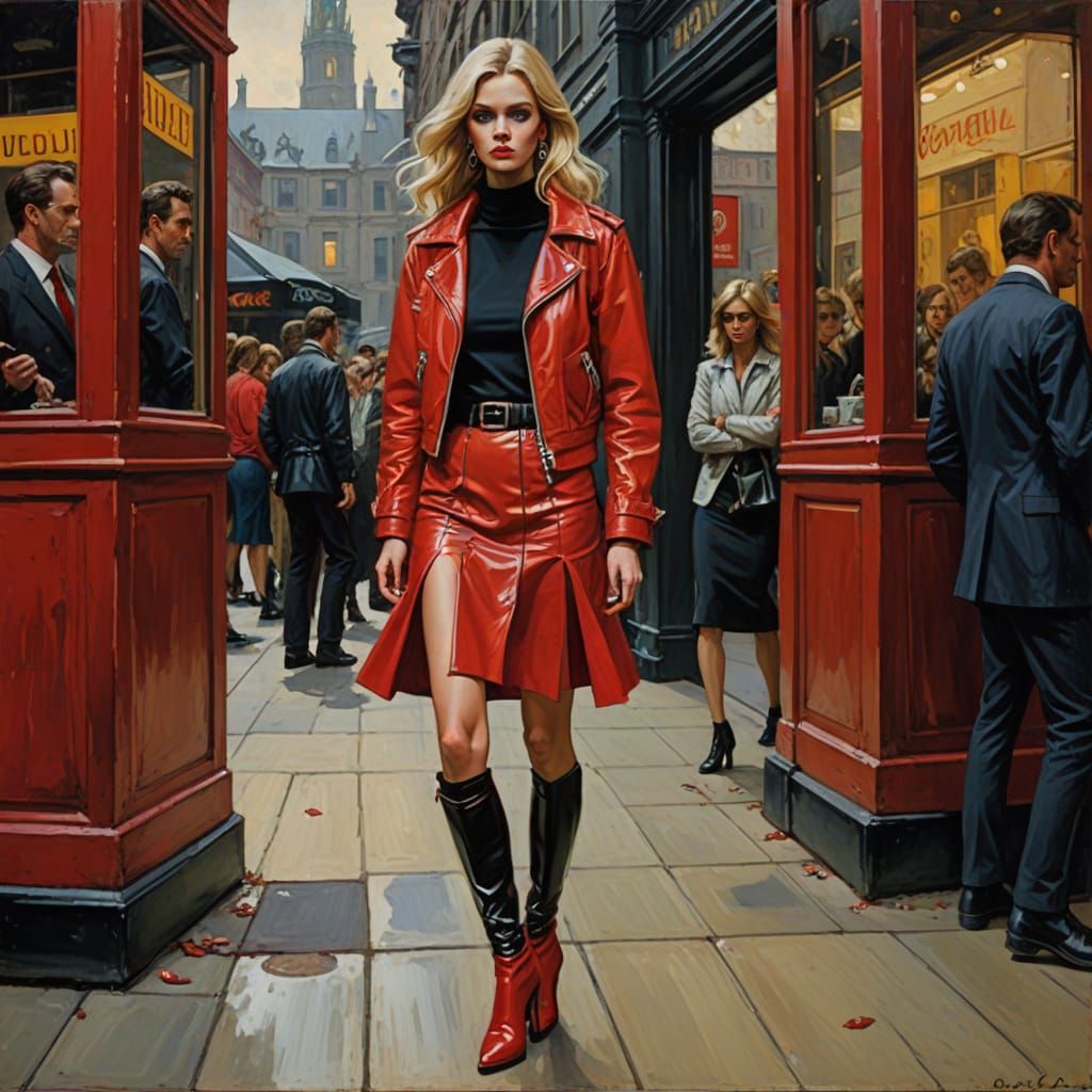 Cherie of the Scarlet Leather