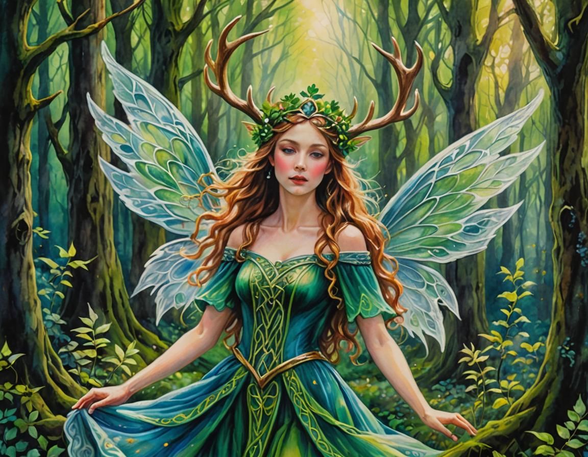 Ethereal Celtic Fairy Dances in Irish Forest