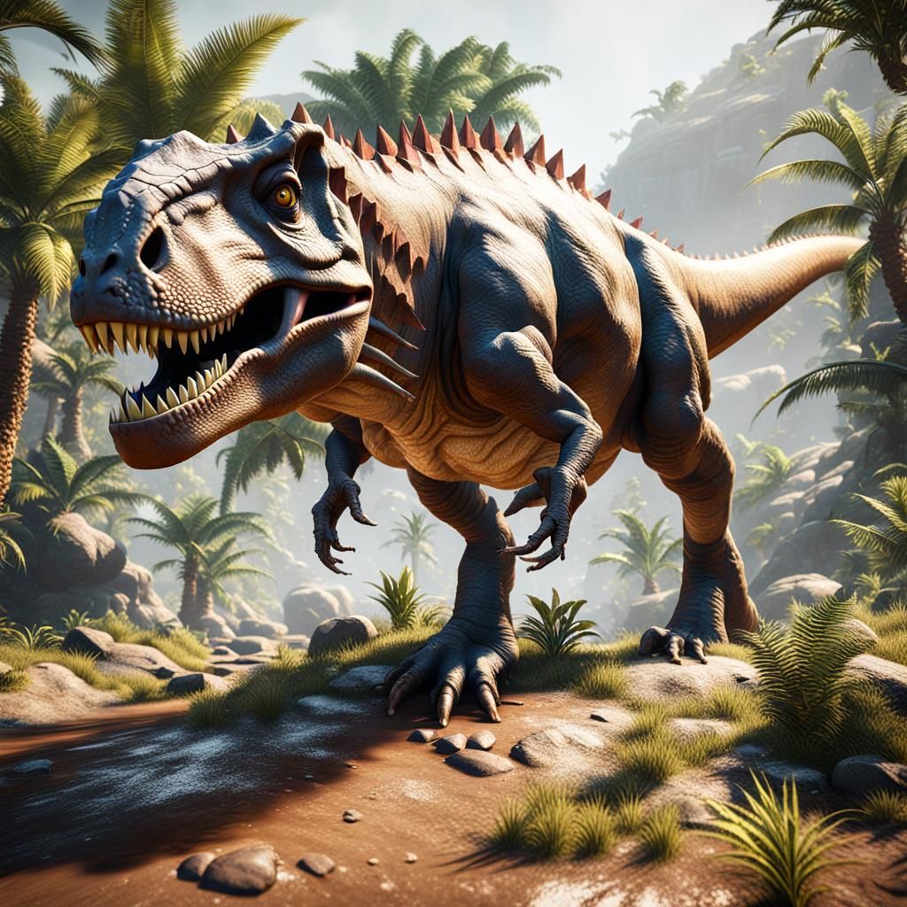 Epic Dinosaur Rendered with Unreal Engine 5