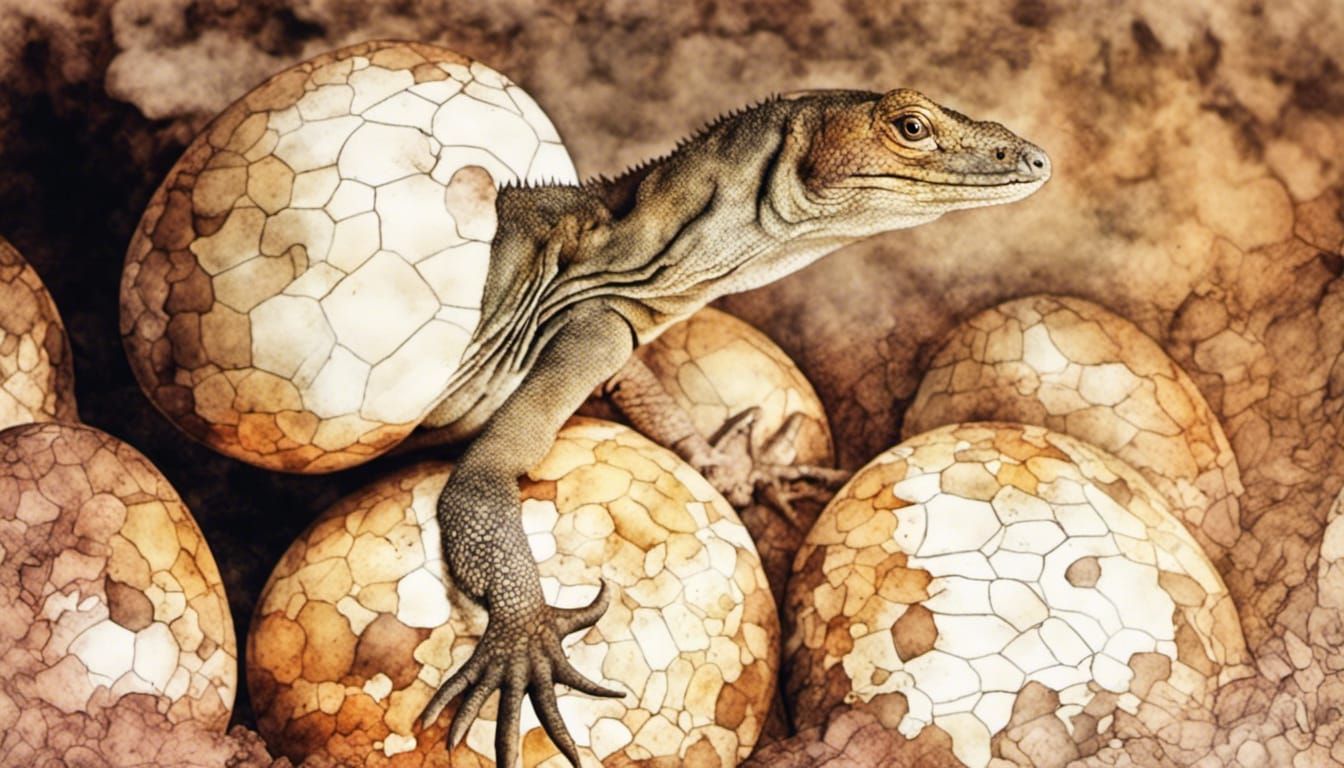 Komodo Dragon Hatchling