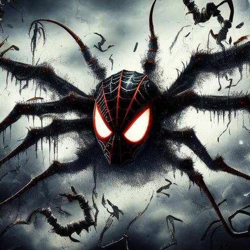 Spiderman Venom Halloween Mashup