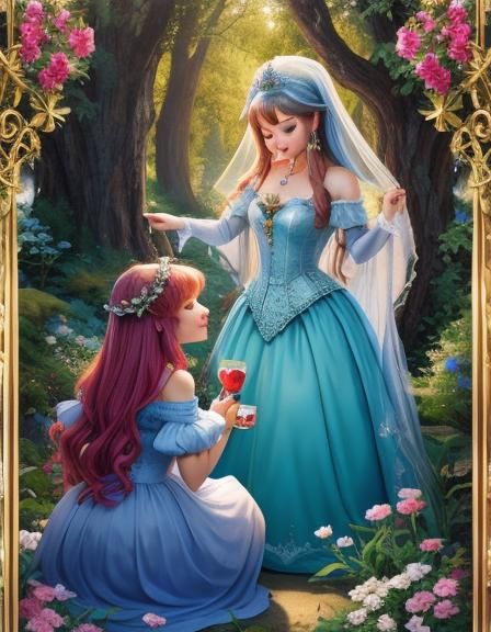 Simple AI Fairytale Depiction