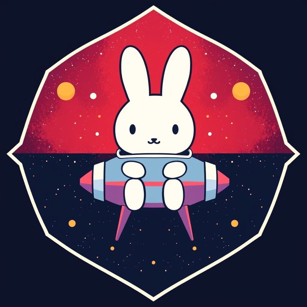 Miffy Bunny Spaceship