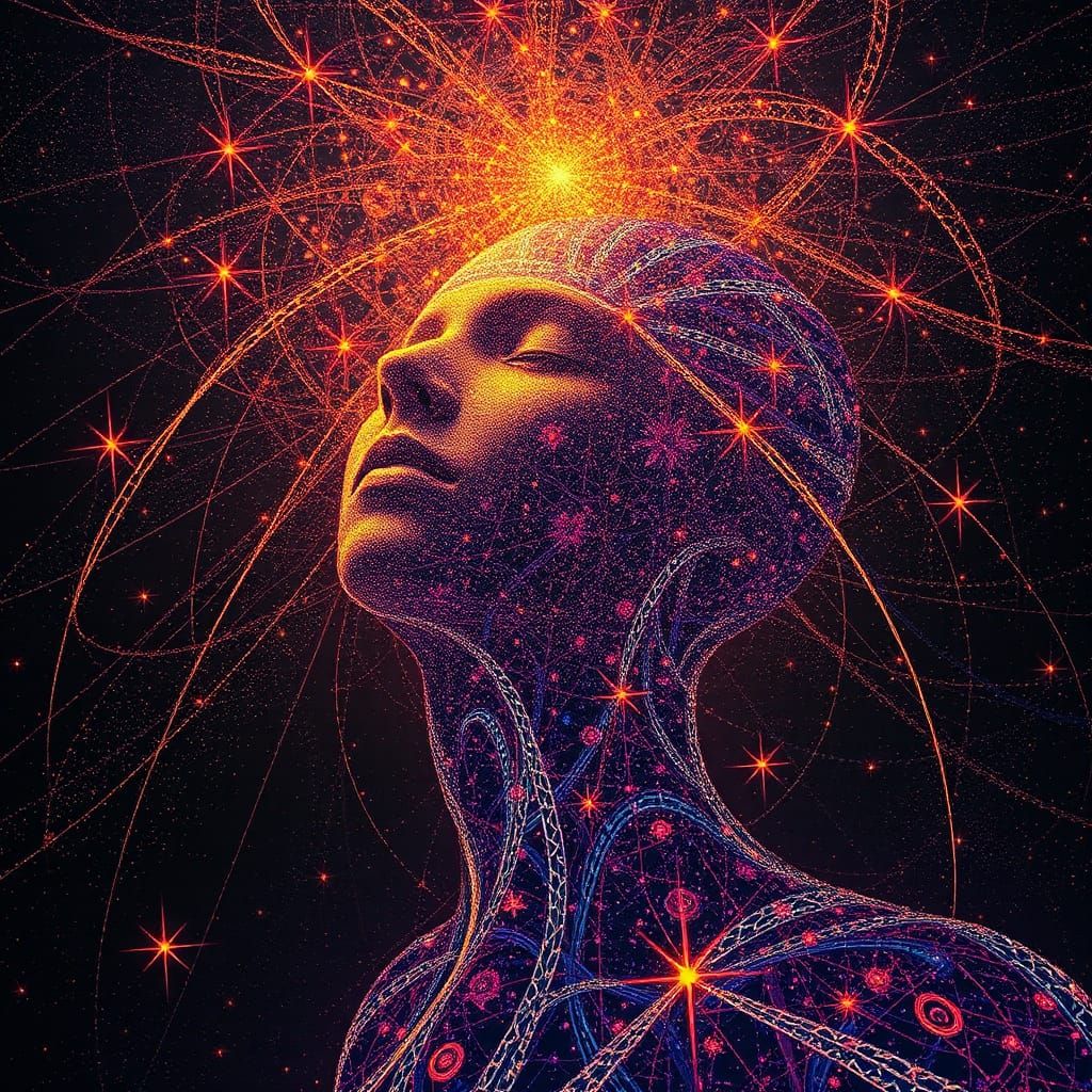 Inventing God: A Photographic Pointillist Concept