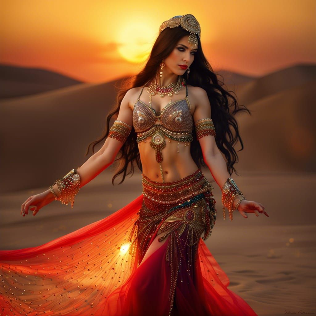 Desert Sunset Dance