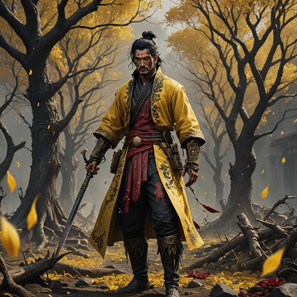 Male Cultivator's Qi Deviation: Detailed Matte Painting