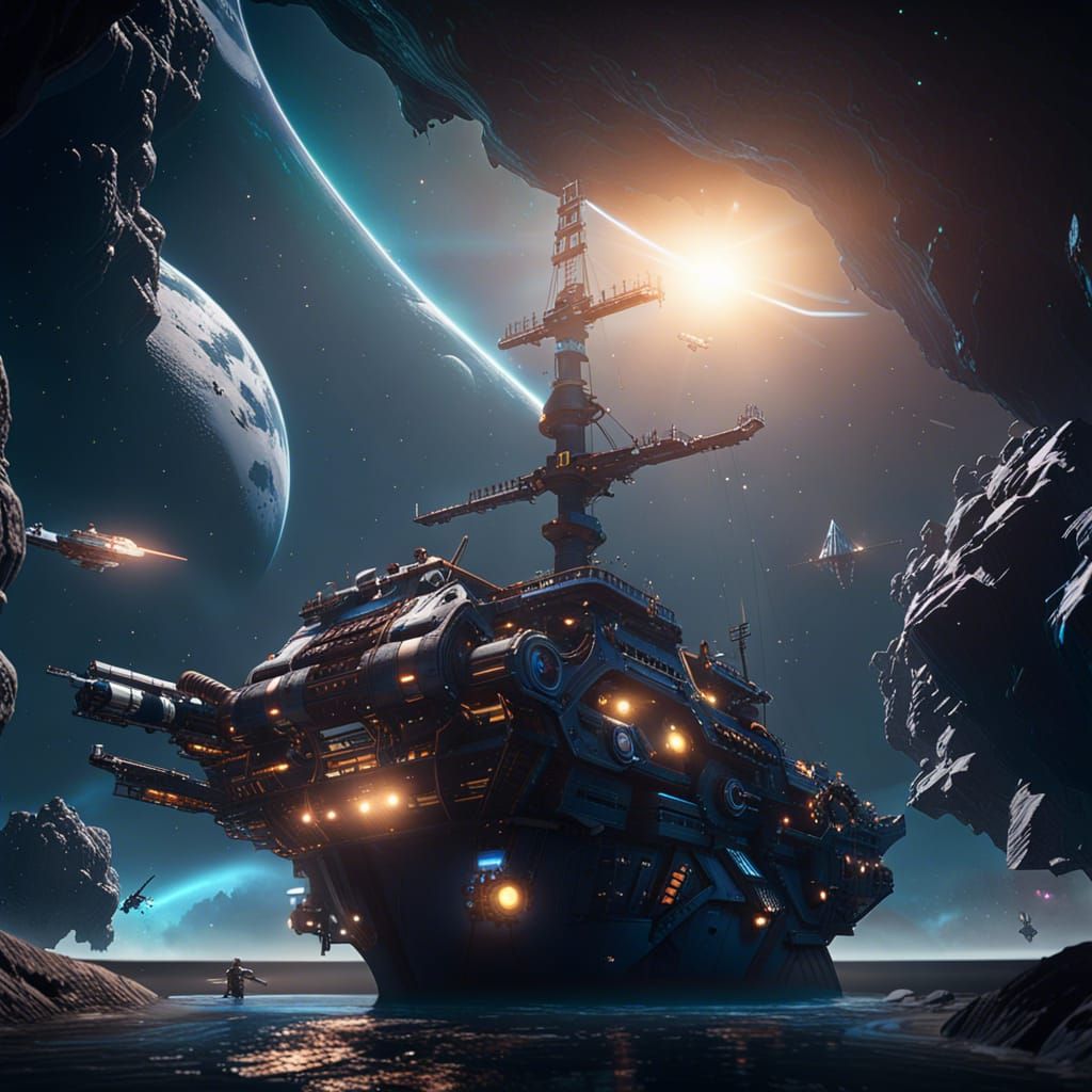 Space Pirates.... the hidden cove
