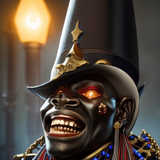 Baron Samedi the Loa of Haitian Voodoo