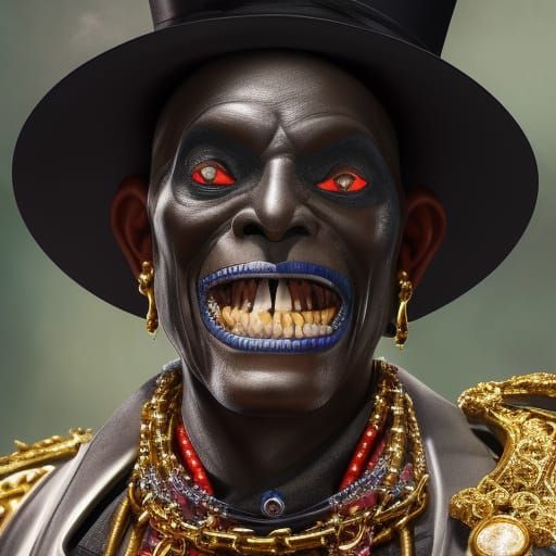 Baron Samedi the Loa of Haitian Voodoo