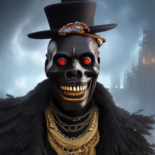 Baron Samedi the Loa of Haitian Voodoo