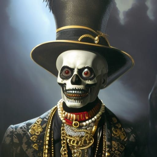 Baron Samedi the Loa of Haitian Voodoo