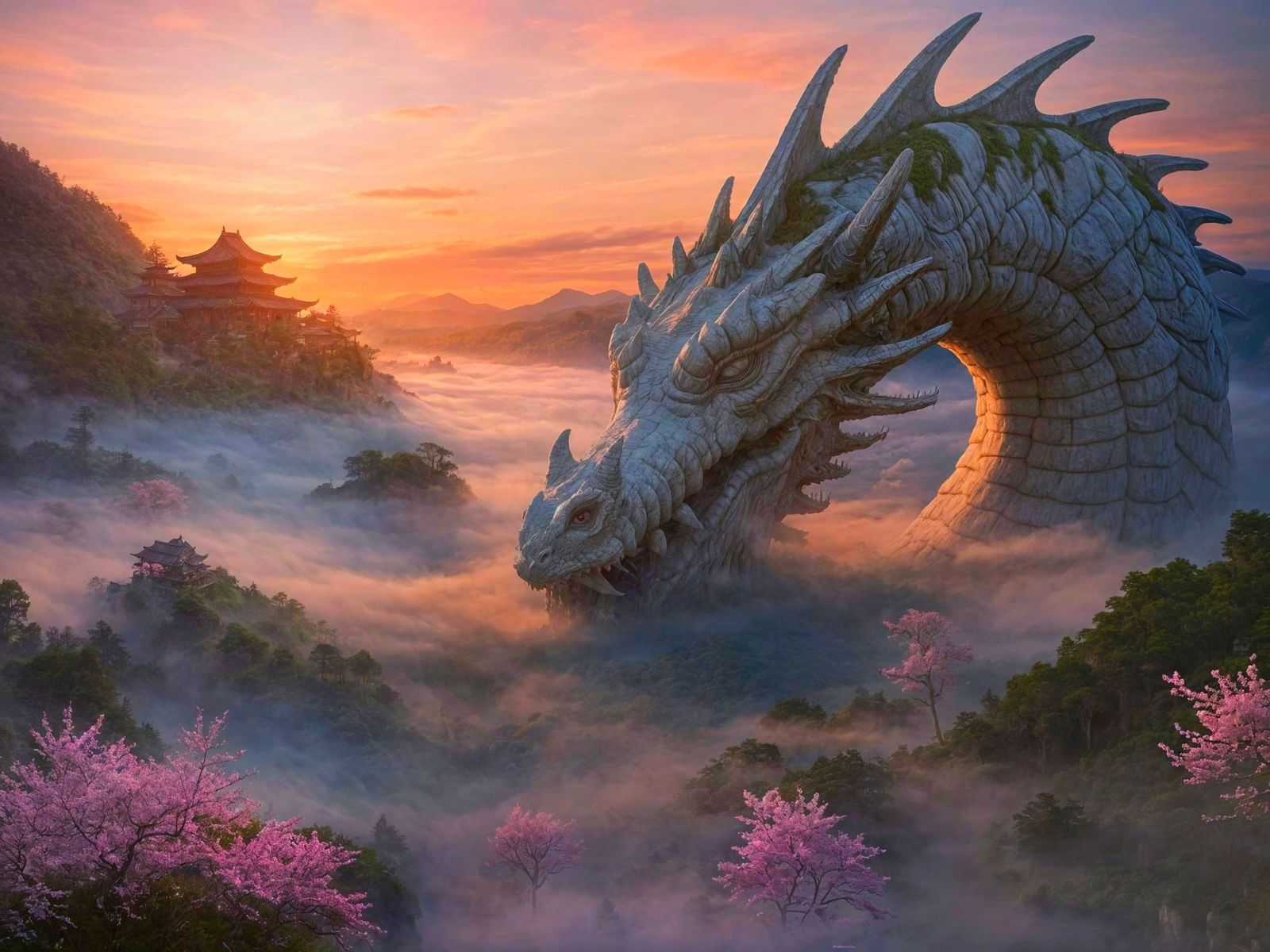 Beneath the Mist... He waits