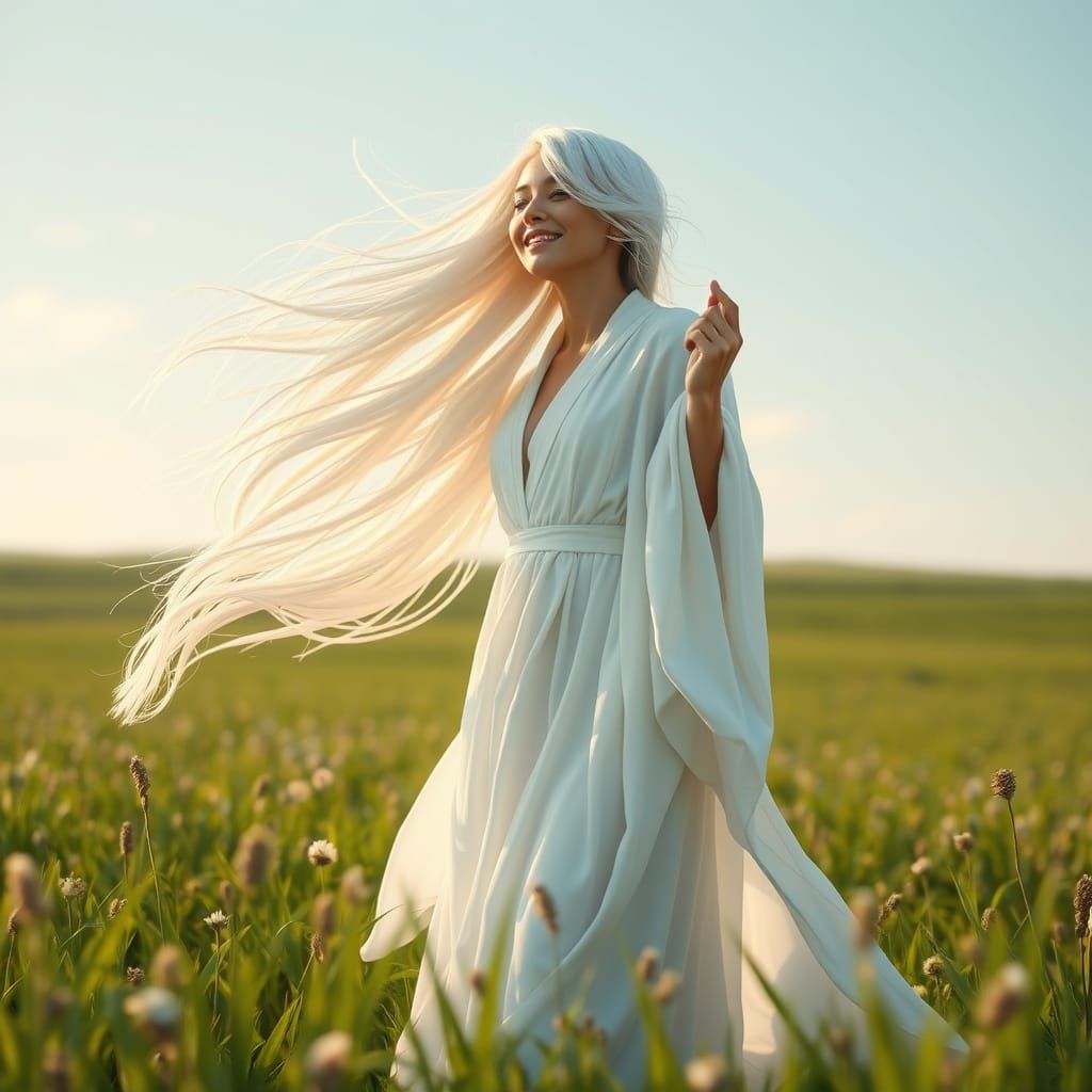 Woman in White: Peace and Hope in 3D