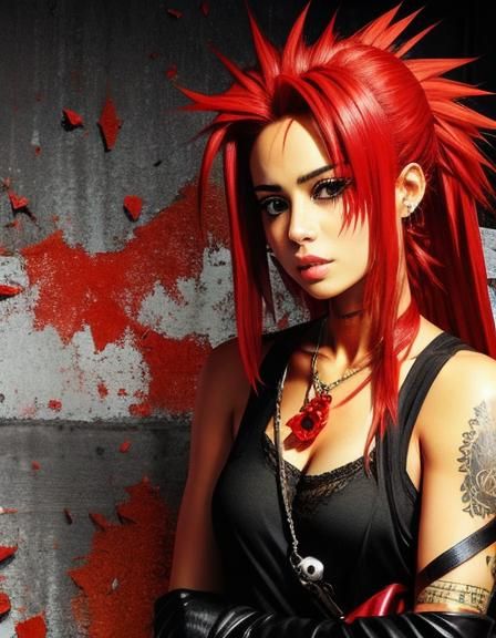 Abstract Flaky Texture Generated by AI