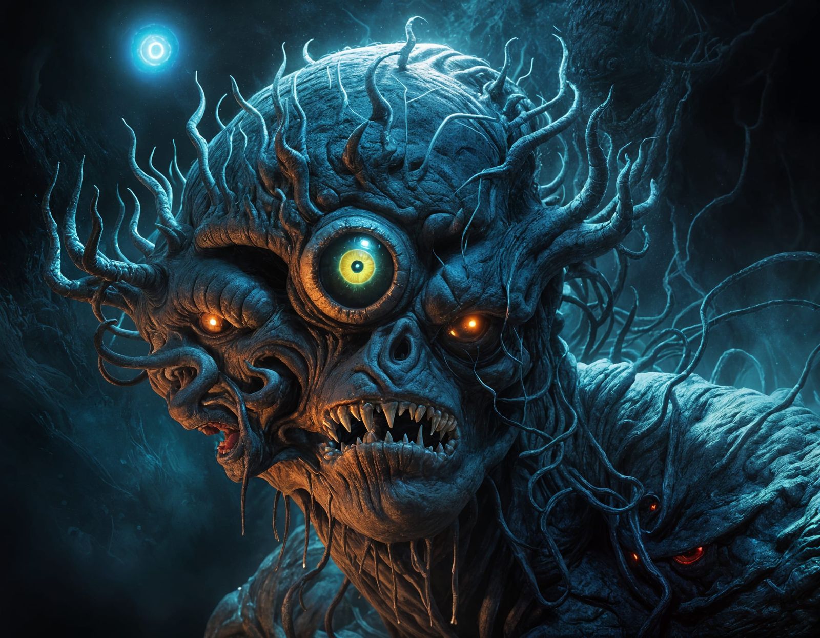 Horrific Cyclops Portrait in 8k Resolution