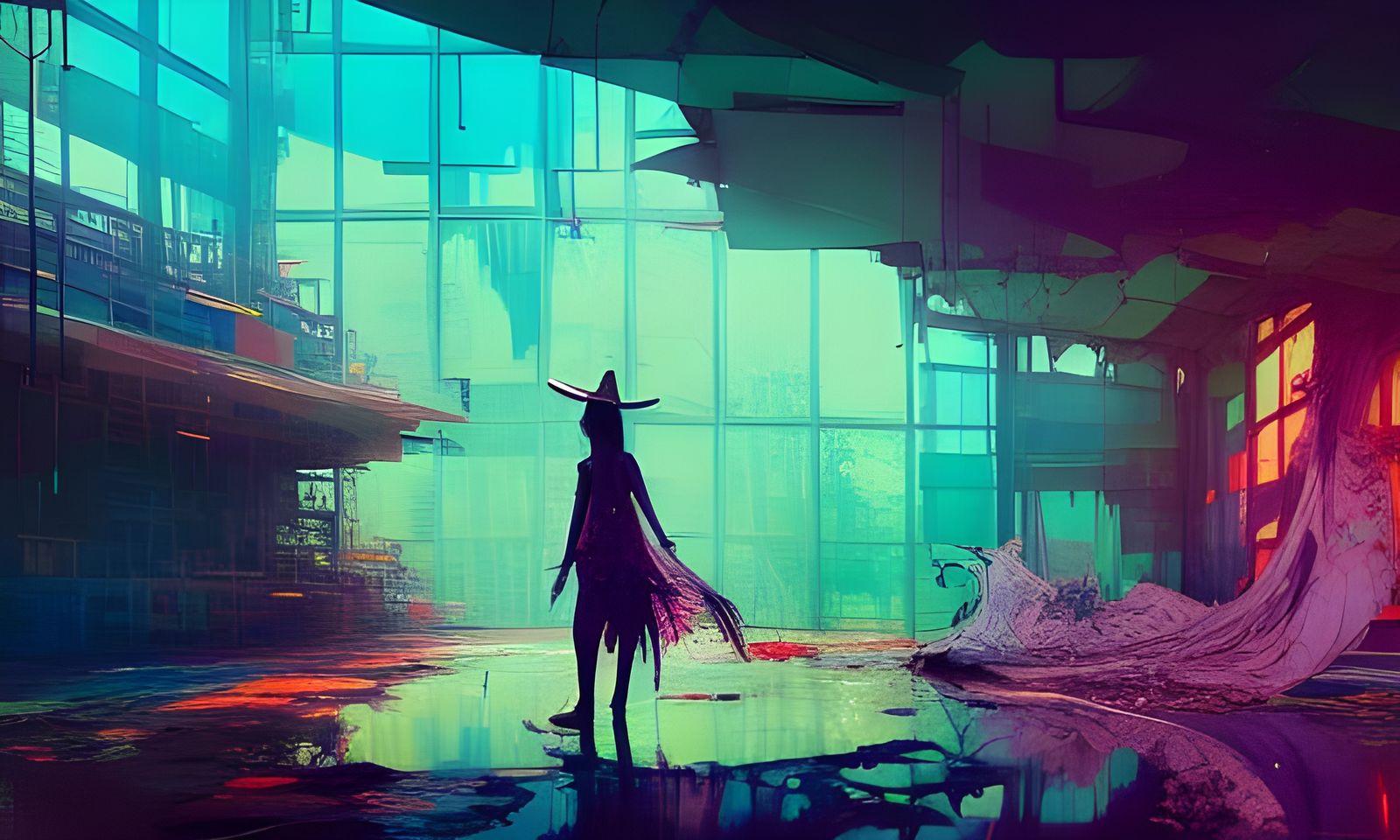 Musical Theater Witch Album Cover Art