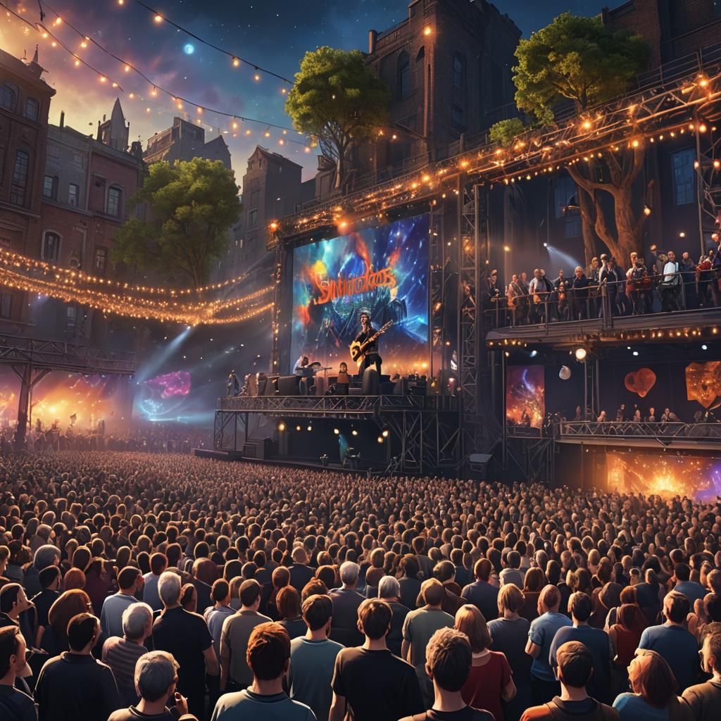 The Sawdoctors in Concert: Outdoor Venue, Happy Audience