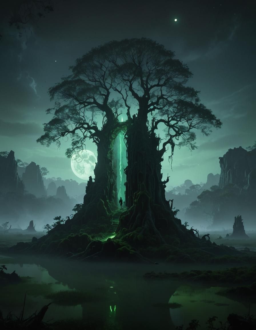 D&D spell "Tree Stride" (5th lvl conjuration)