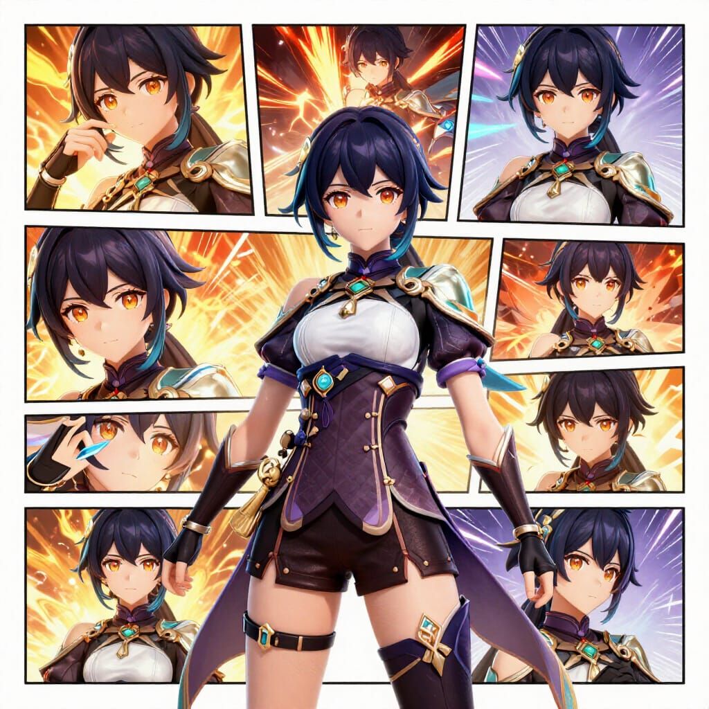 3D Anime Style Character Art with Ultrafine Detail