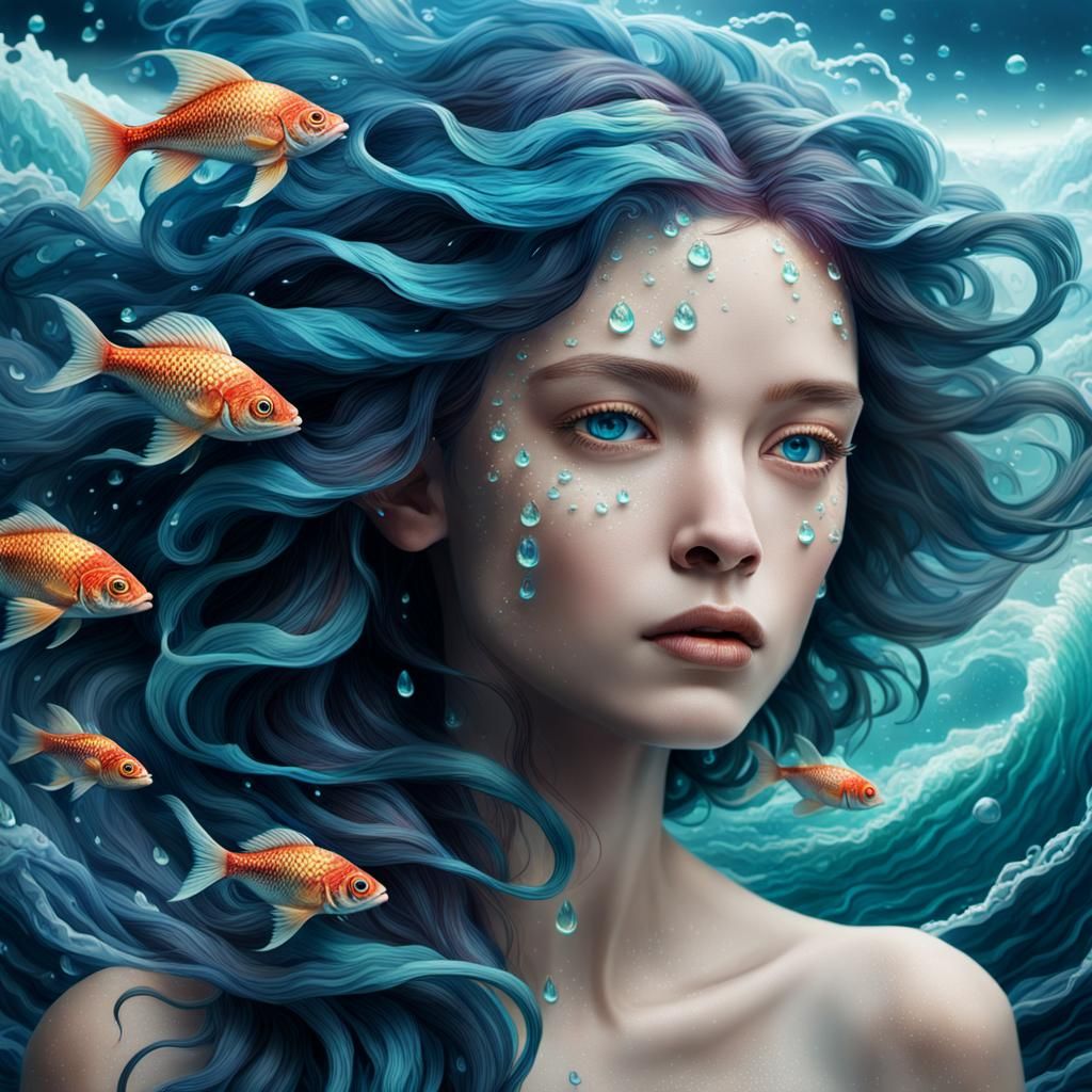 Whirlpool Enchantress in Iridescent Hues