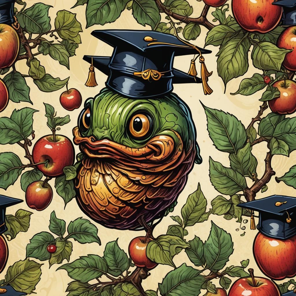 Worm Graduates: A Comic Book Close-Up